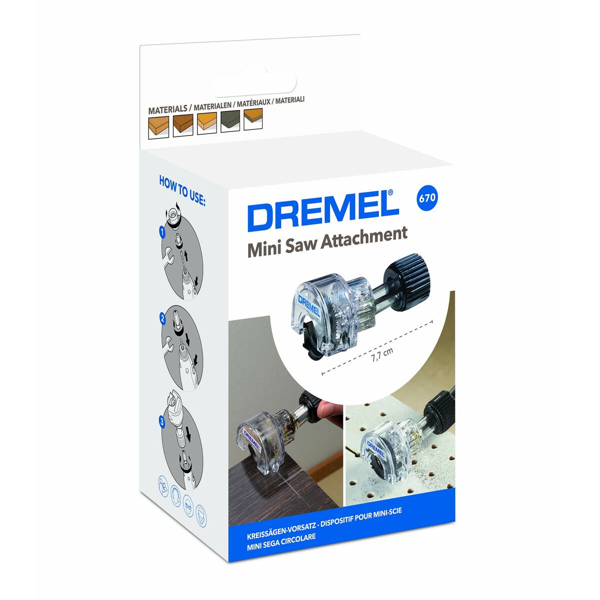 Accessory for multitool Dremel 670