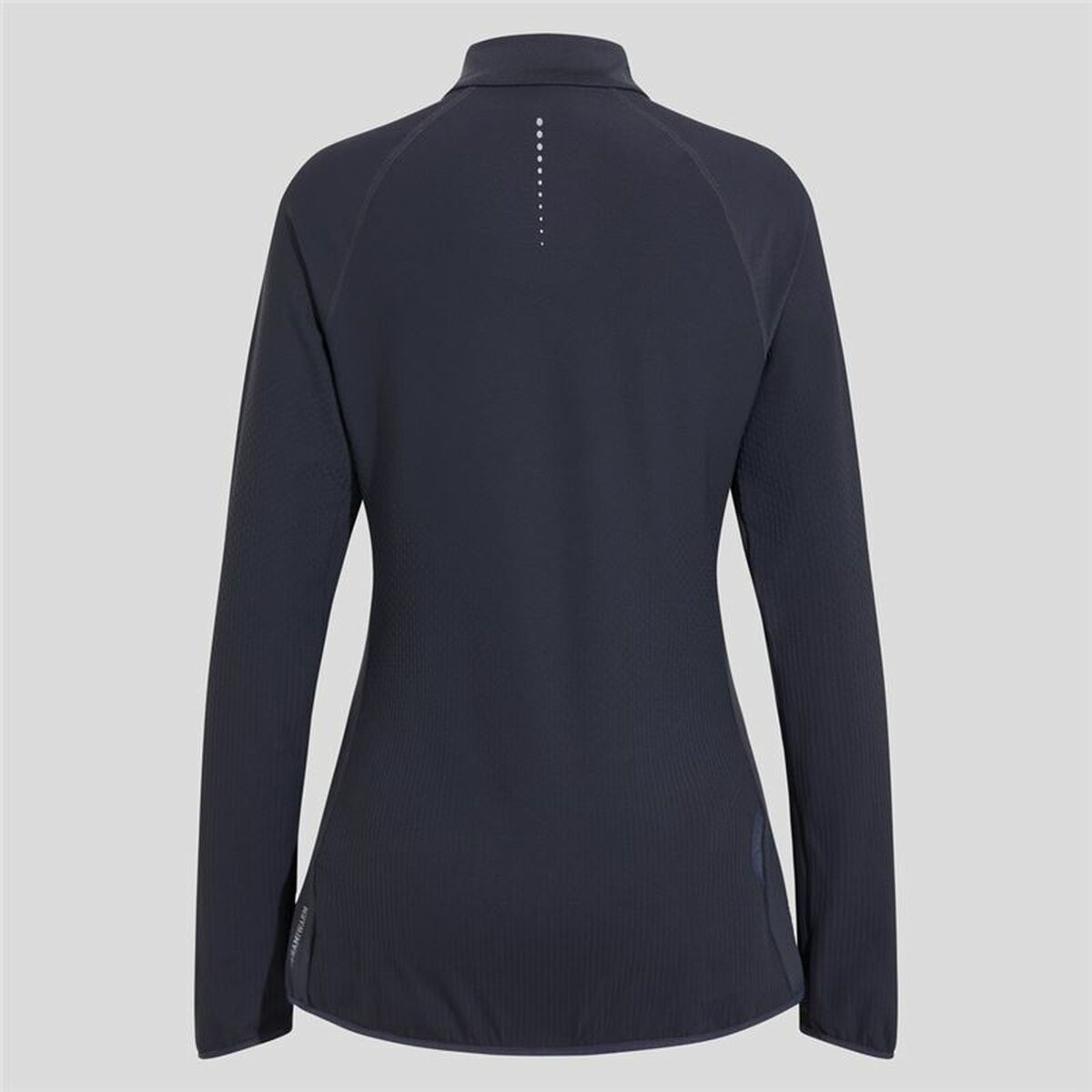 Unisex Μπλούζα με Μακρύ Μανίκι Odlo 1/2 Zip Zeroweight Μαύρο