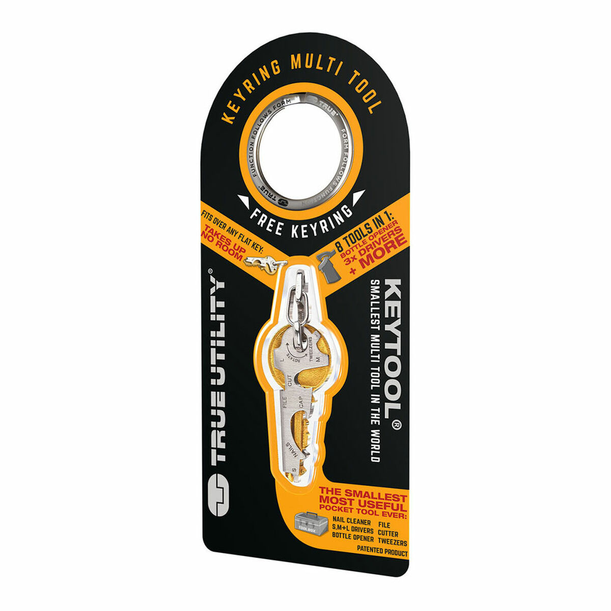 Multi-purpose key ring True Keytool tu247k 8 Λειτουργίες