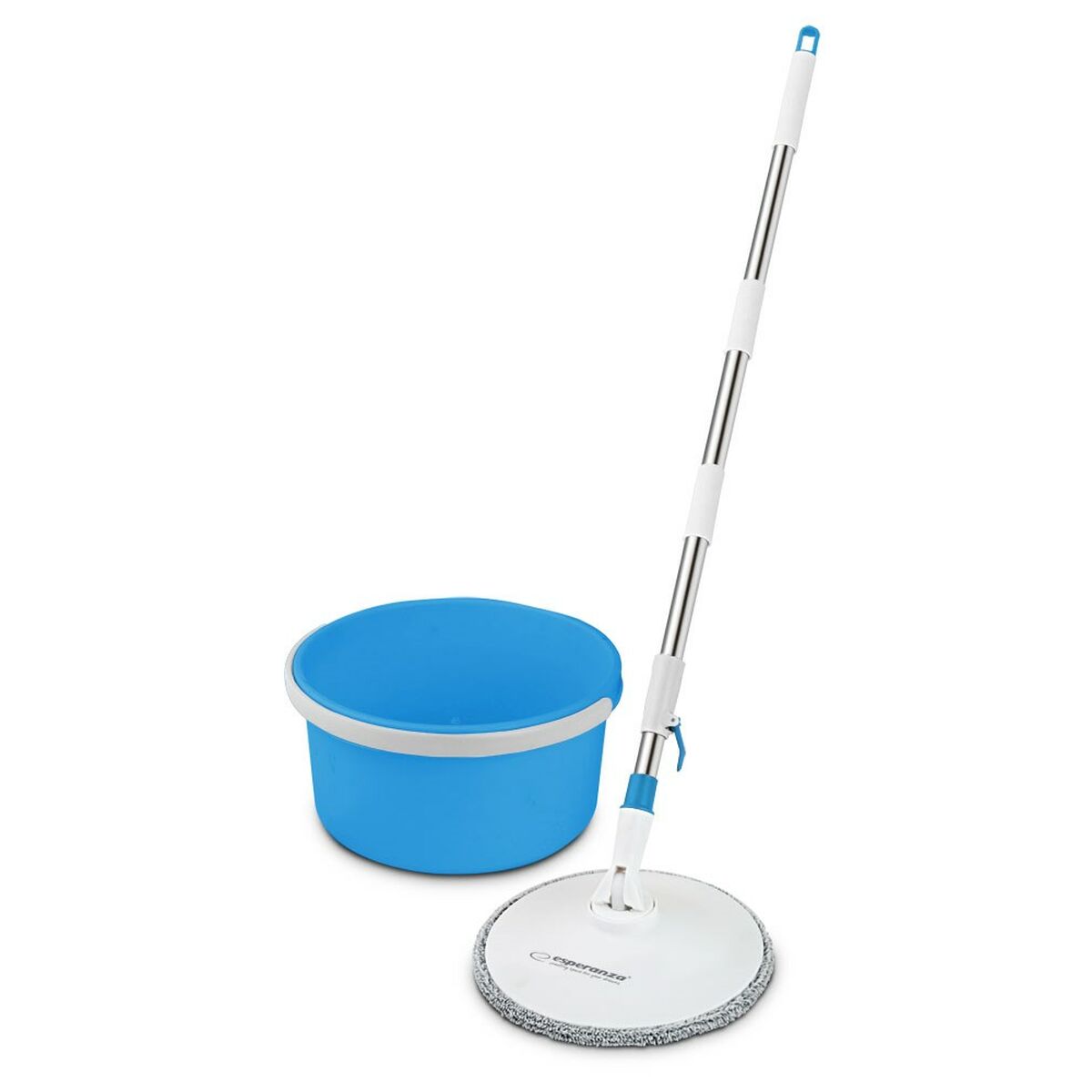 Mop with Bucket Esperanza EHS007 Μπλε Λευκό Μικροΐνες