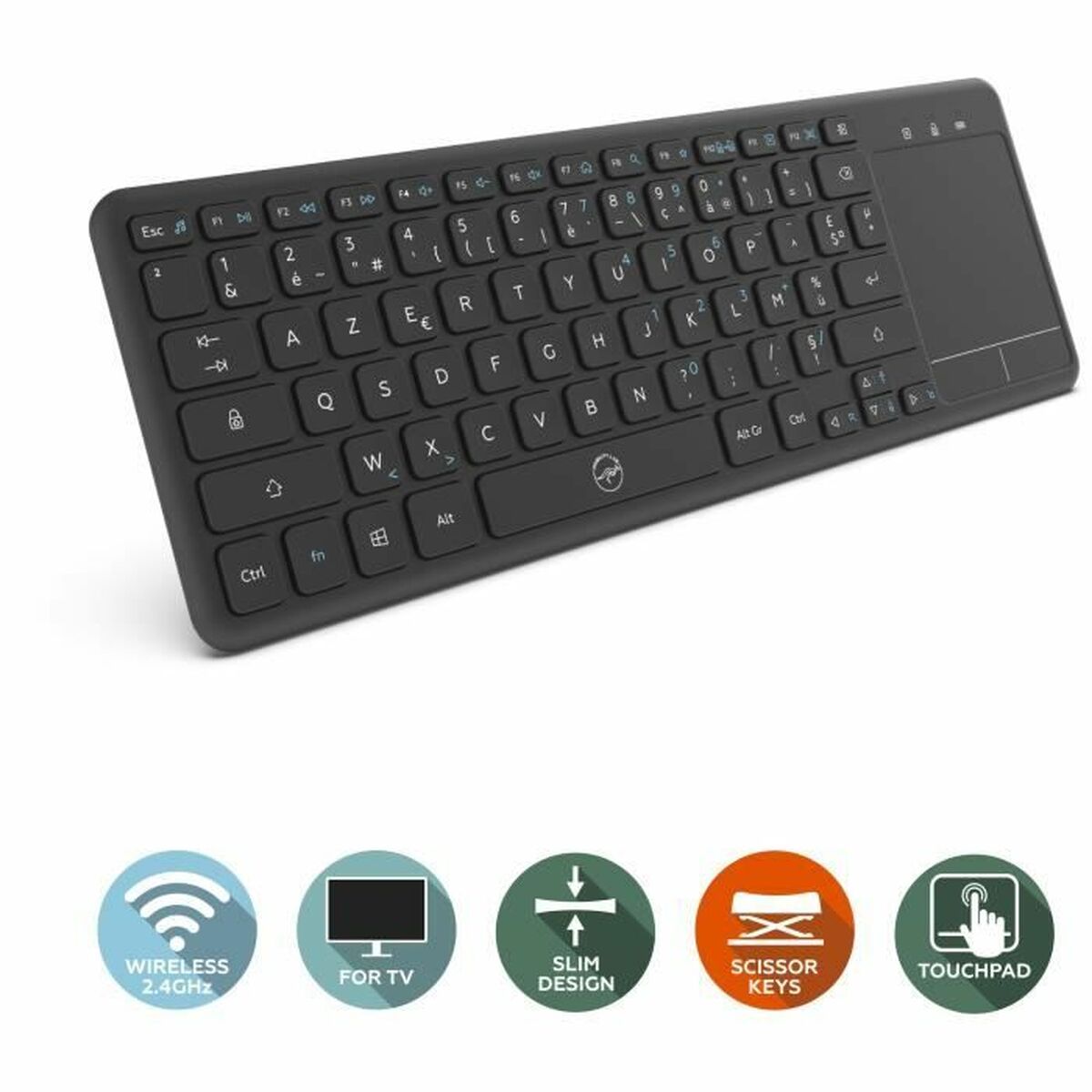 Bluetooth Πληκτρολόγιο Mobility Lab ML306643 Μαύρο AZERTY