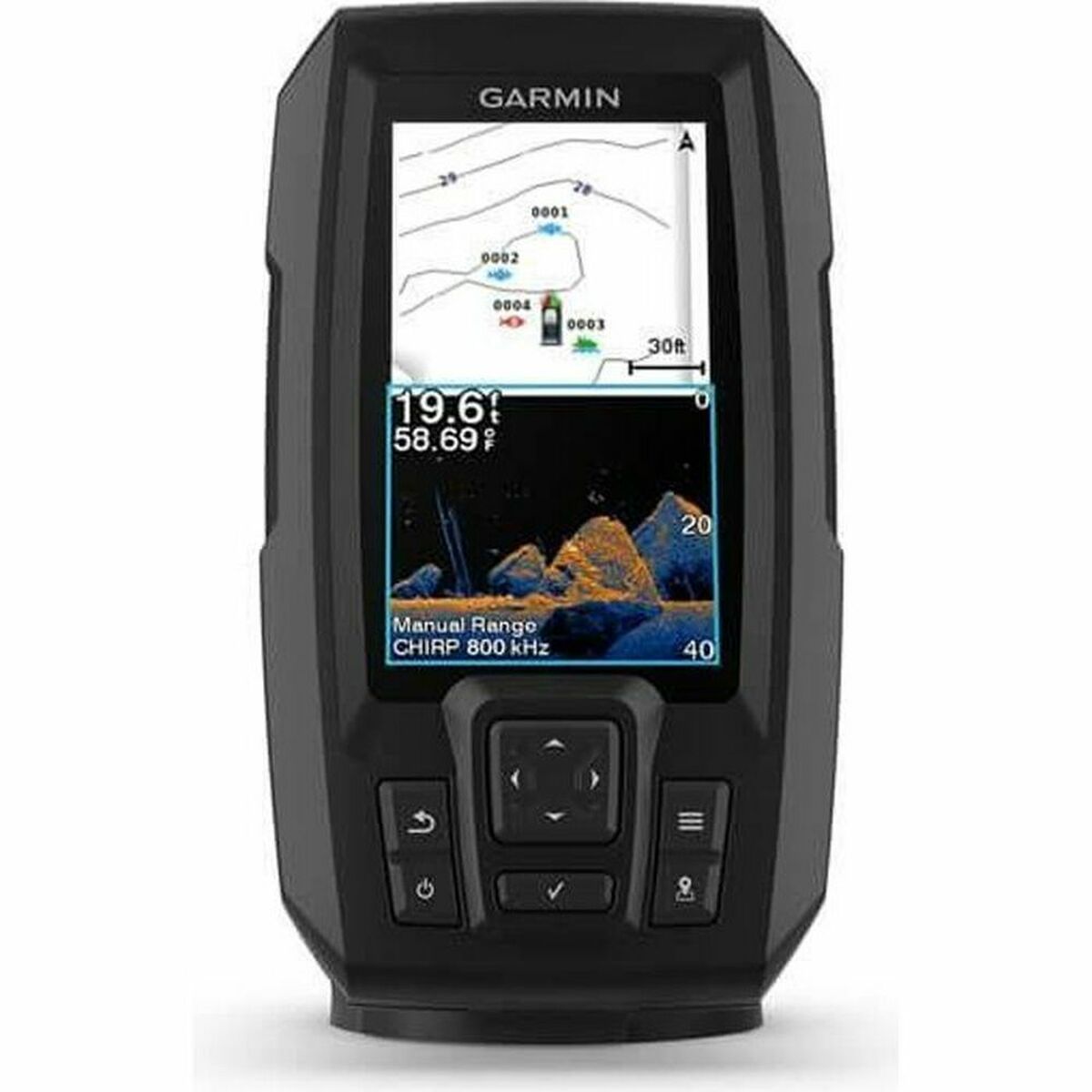 Εντοπιστής ψαριών GARMIN Striker Vivid 4cv GT20-TM 4