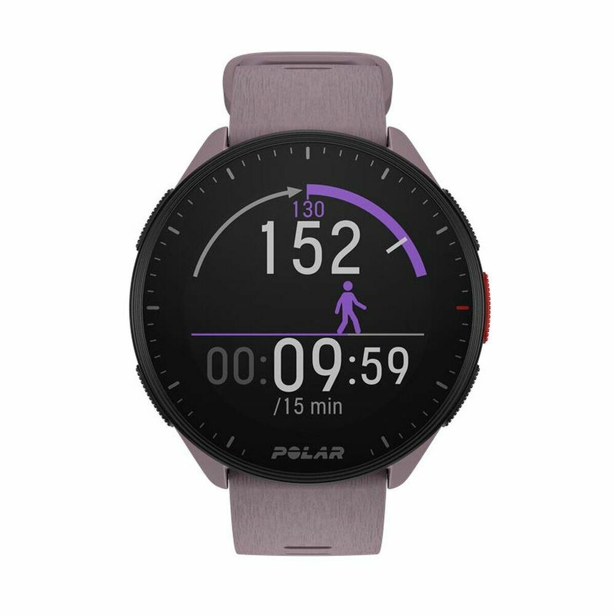 Smart Watch με Βηματόμετρο Running Polar Μωβ 1,2