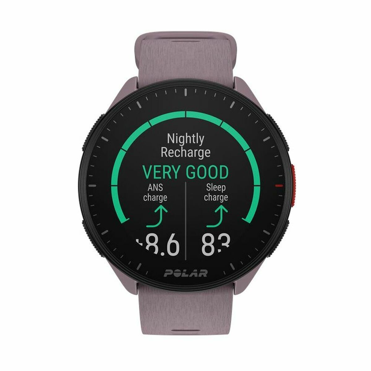 Smart Watch με Βηματόμετρο Running Polar Μωβ 1,2