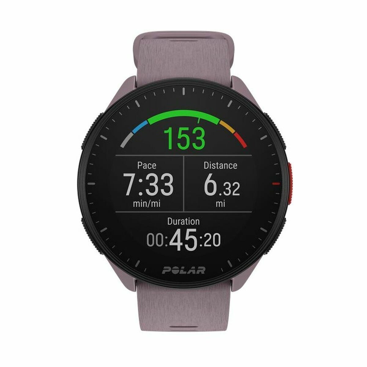 Smart Watch με Βηματόμετρο Running Polar Μωβ 1,2