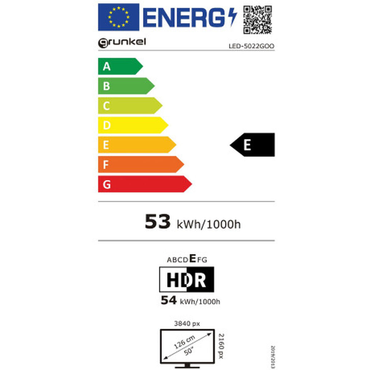 Smart TV Grunkel 5022GOO 50