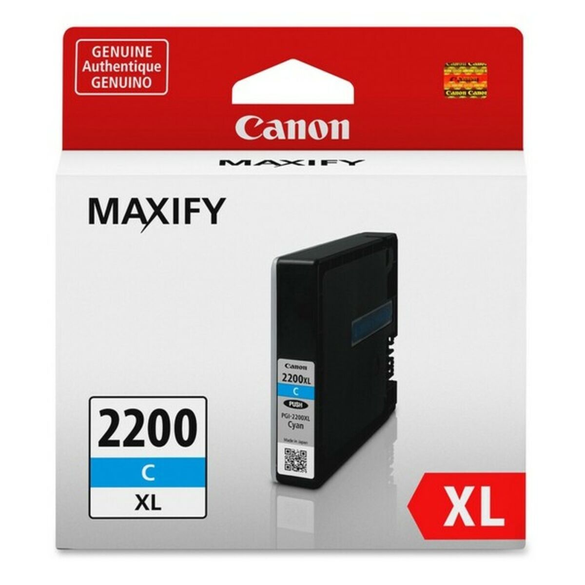 Αυθεντικό Φυσίγγιο μελάνης Canon PGI-2500XL C Κυανό