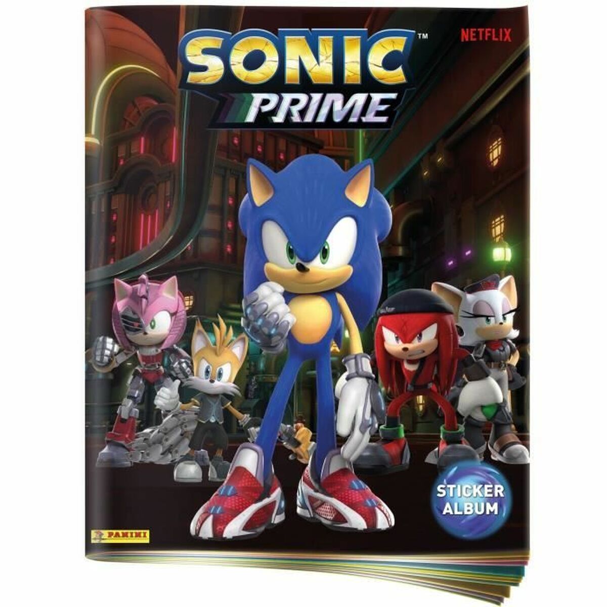 Áλμπουμ με Αυτοκόλλητα Panini Sonic Prime