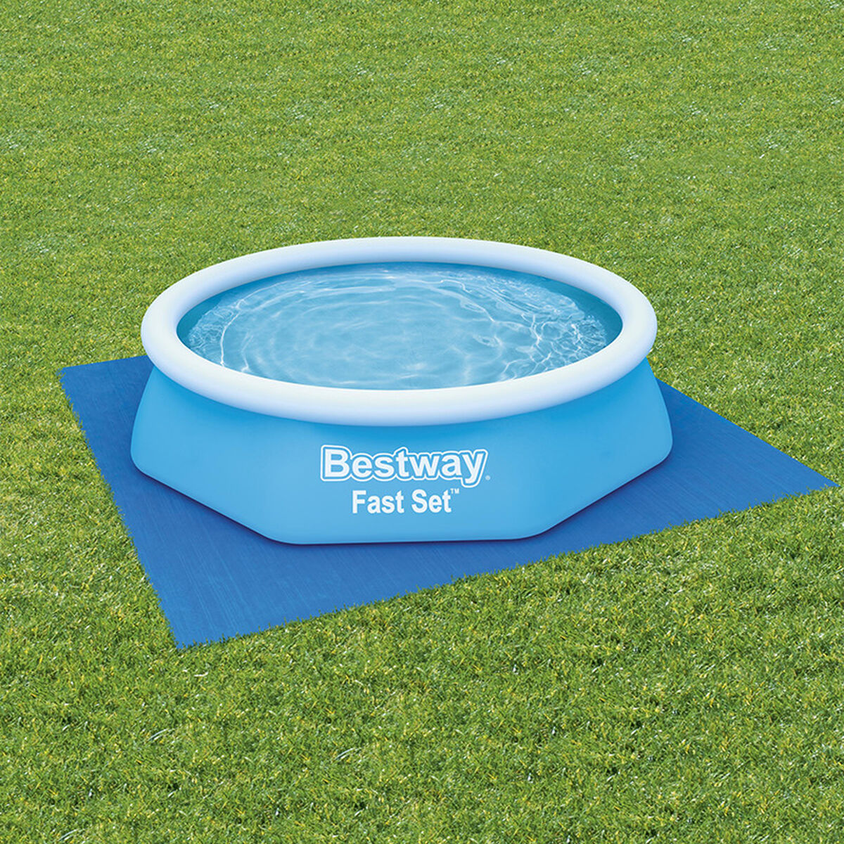 Protective flooring for removable swimming pools Shine Inline 274 x 274 cm