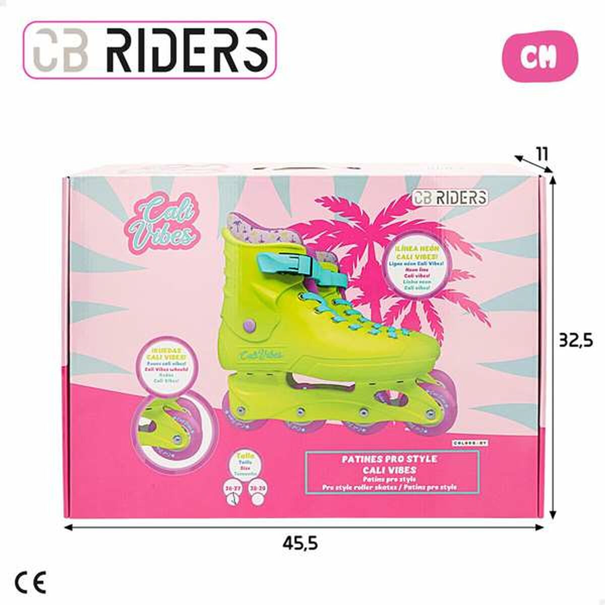 In-Line πατίνια Colorbaby Cb Riders Pro Style 38-39