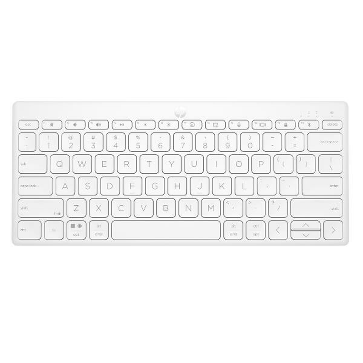 Bluetooth Πληκτρολόγιο HP 350 Ισπανικό Qwerty Λευκό