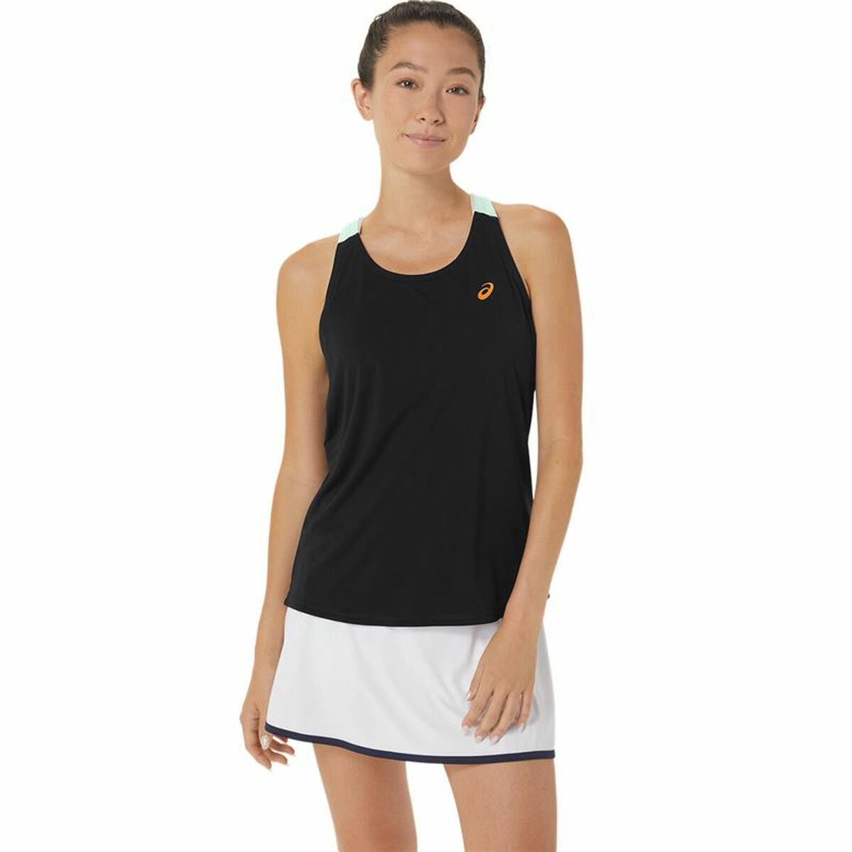 Γυναικεία Tank Top Asics Court Μαύρο