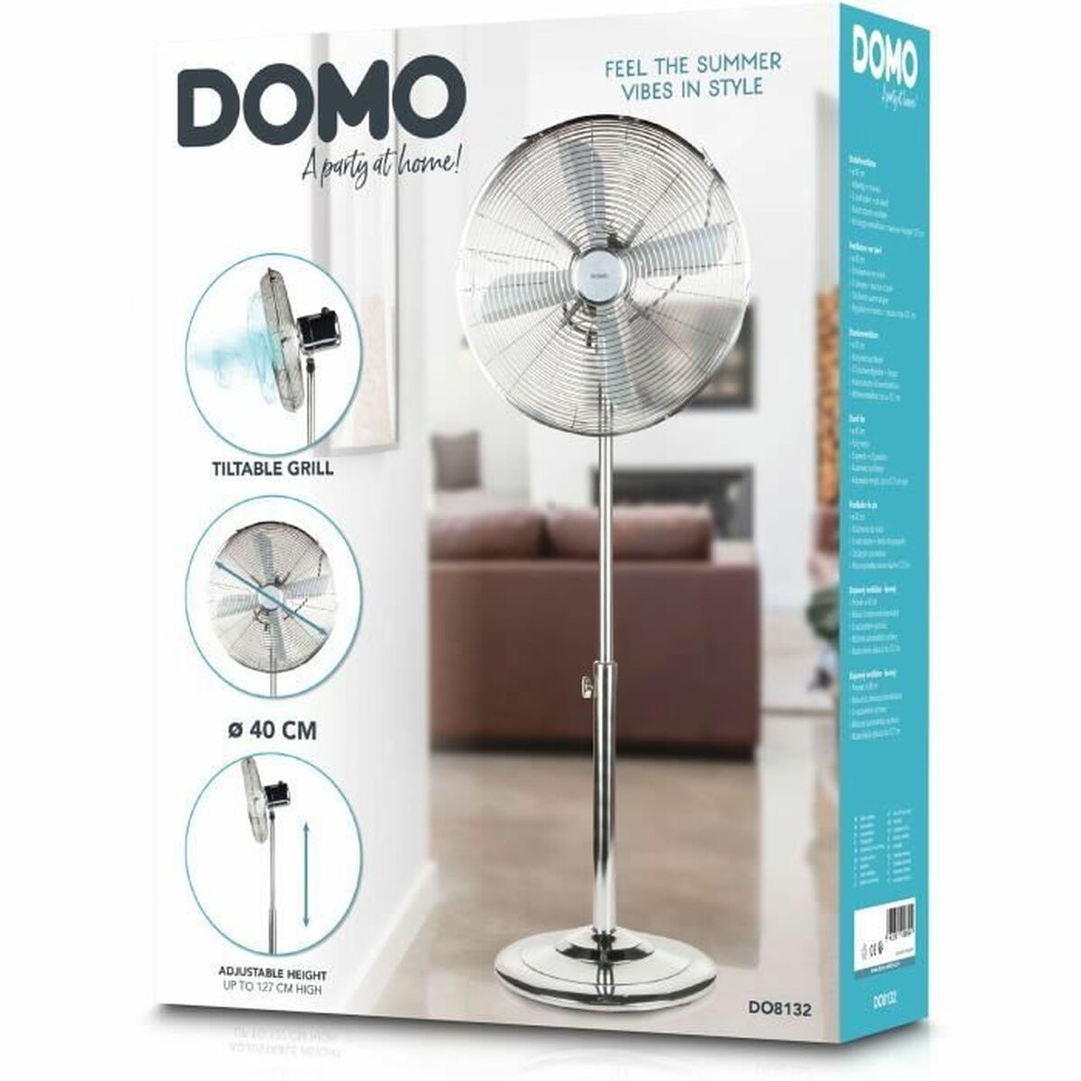 Ανεμιστήρας Δαπέδου DOMO DO8132 65 W (Δωρεάν Μεταφορικά)