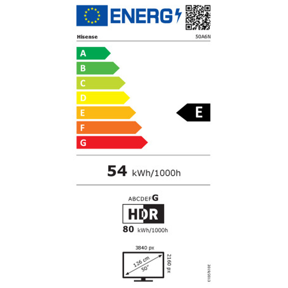 Smart TV Hisense 50A6N 4K Ultra HD 50