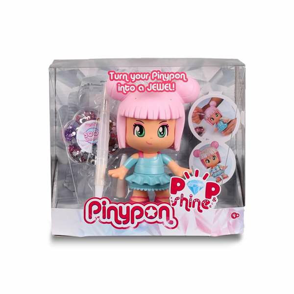 Kούκλα PinyPon Famosa Pop & Shine 17 cm