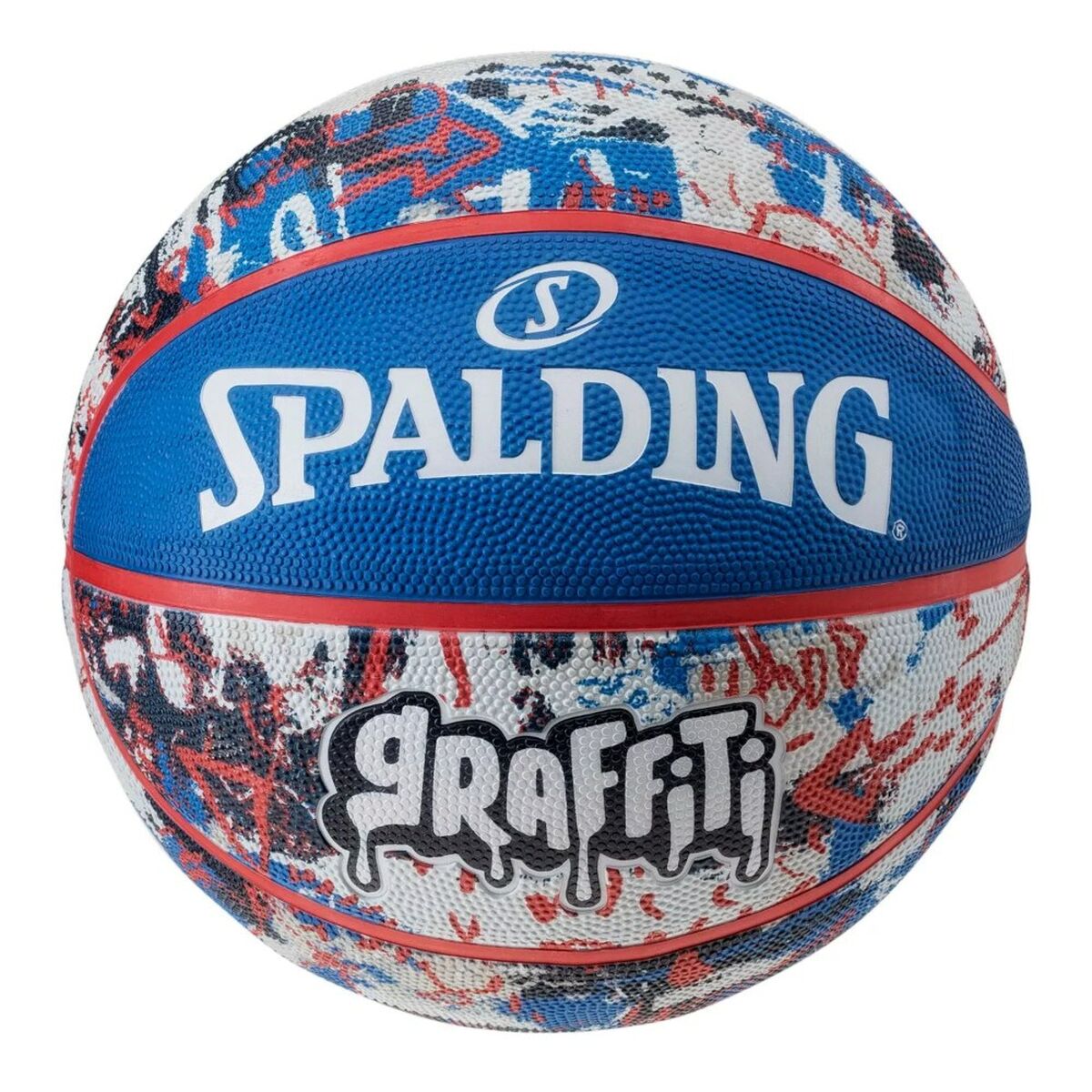 Mπάλα Μπάσκετ Spalding Blue Red Graffiti Πολύχρωμο 7