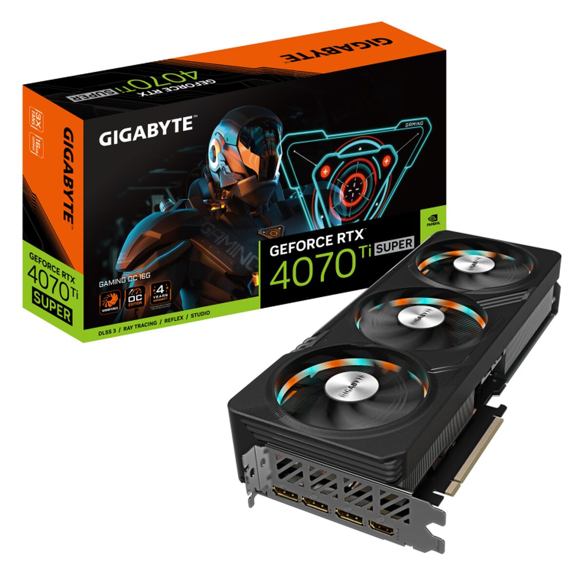 Κάρτα Γραφικών Gigabyte GV-N407TSGAMING OC-16GD G (3 Μονάδες)