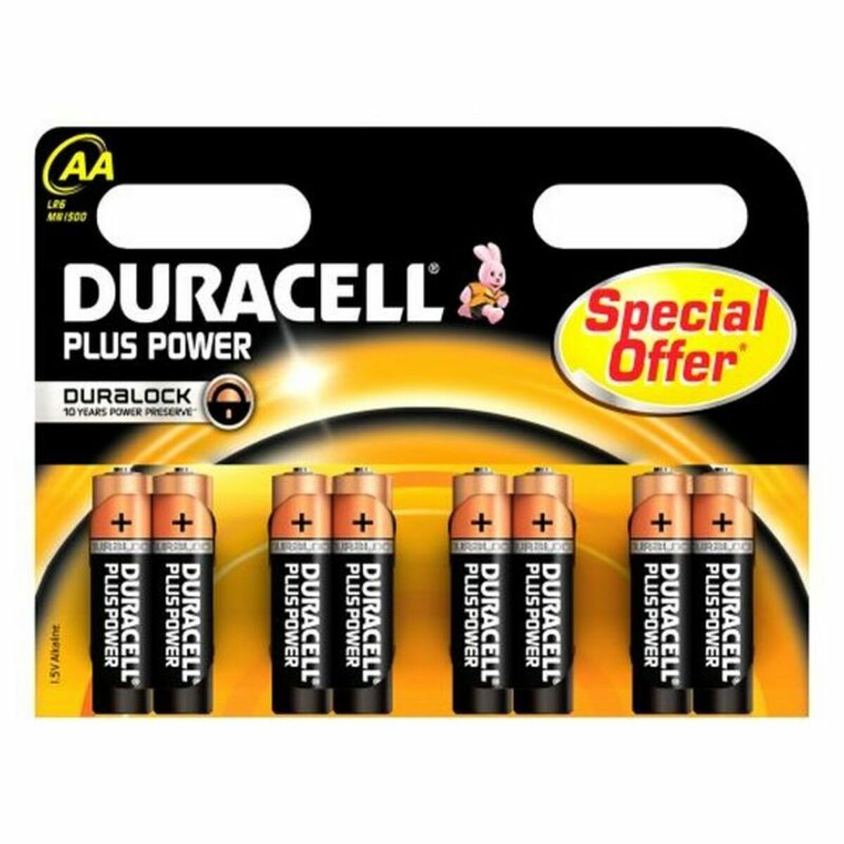 Αλκαλικές Μπαταρίες DURACELL LR06 LR6 AA 1.5V (8 pcs)