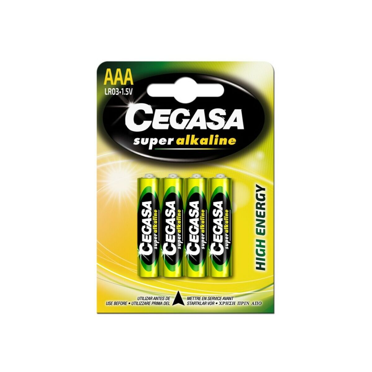 Αλκαλικές Μπαταρίες LR03 Cegasa LR03 1,5V (4 uds)