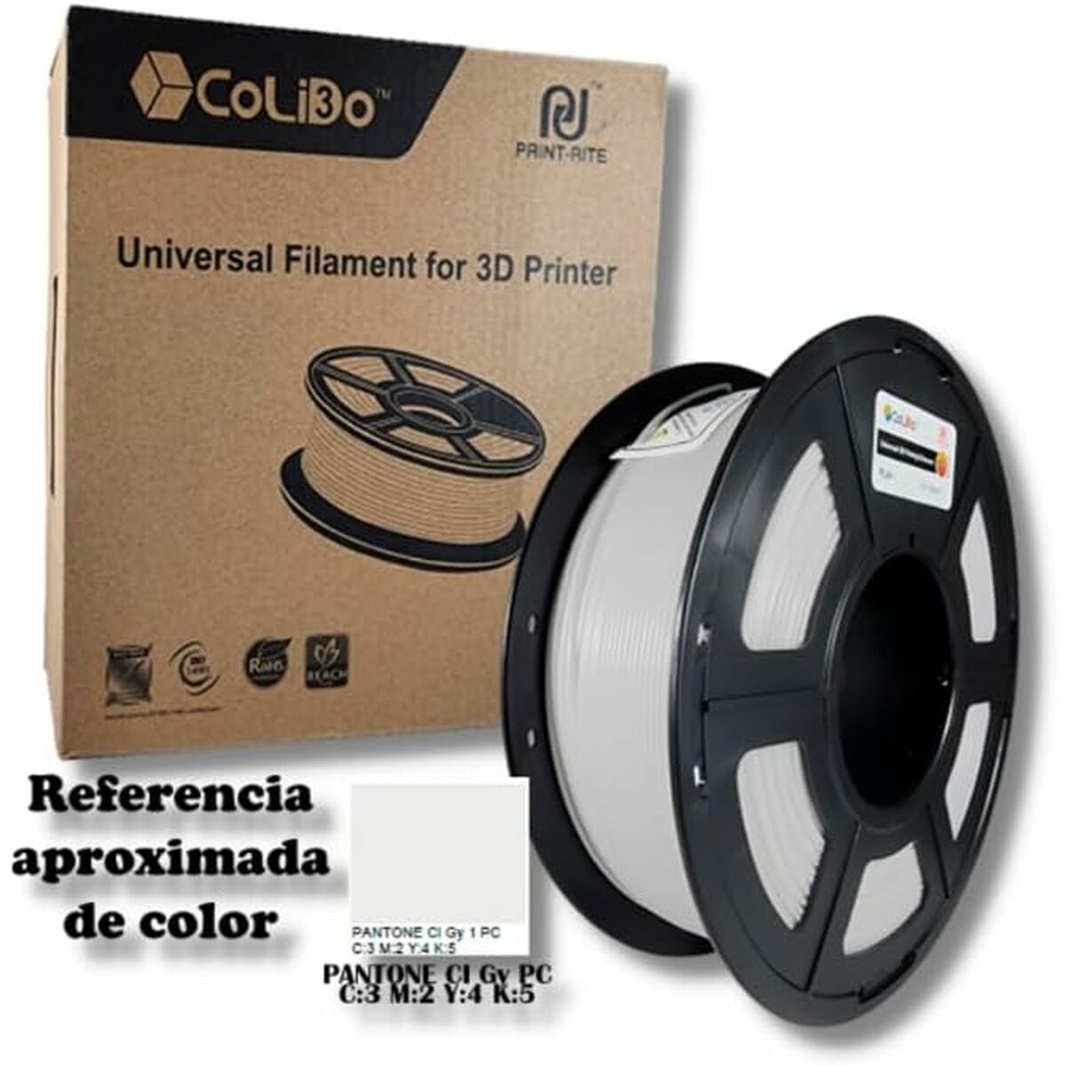 Πηνίο νήματος CoLiDo COL3D-LCD163W Λευκό