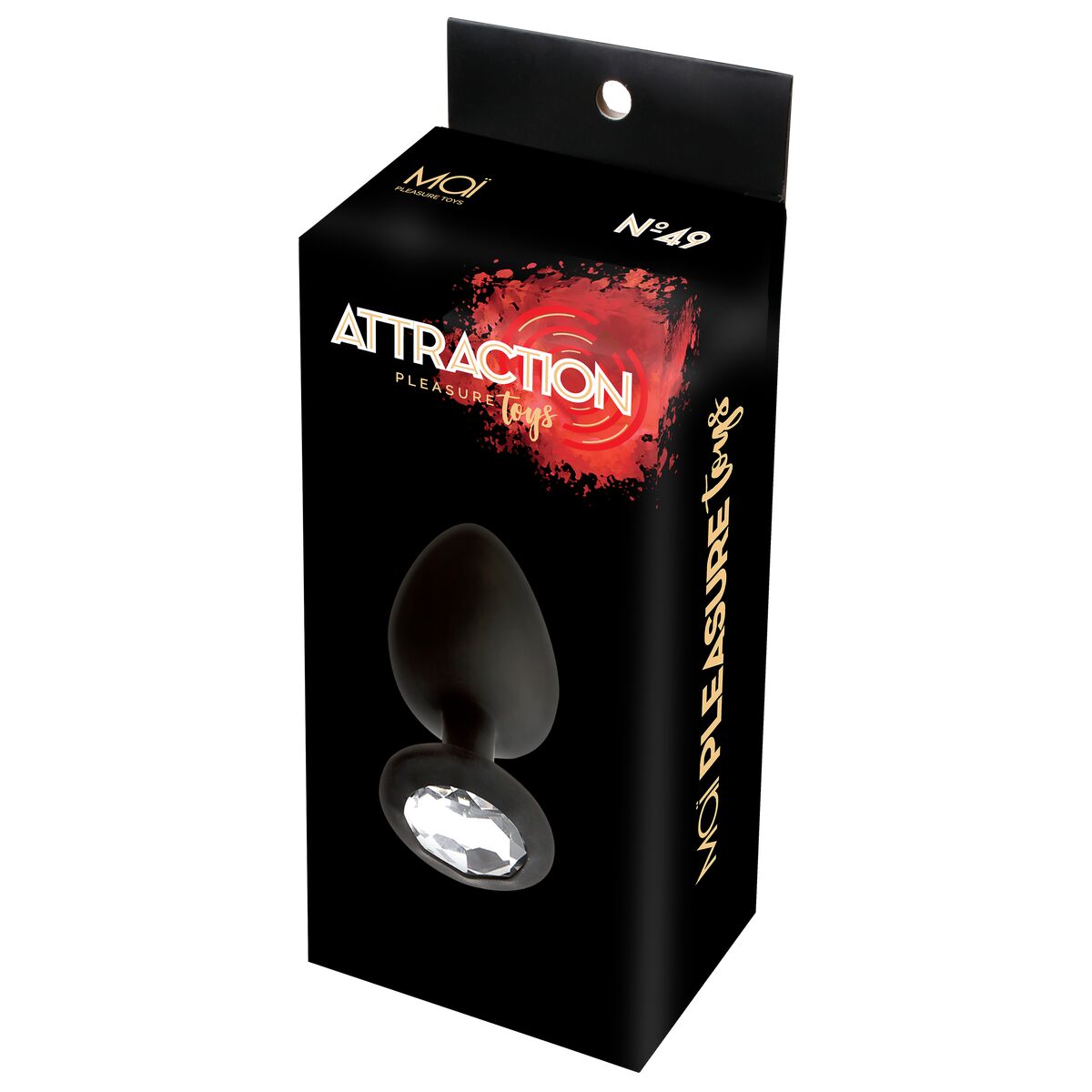 Πρωκτικό Plug Attraction Mai Pleasure Toys Μαύρο