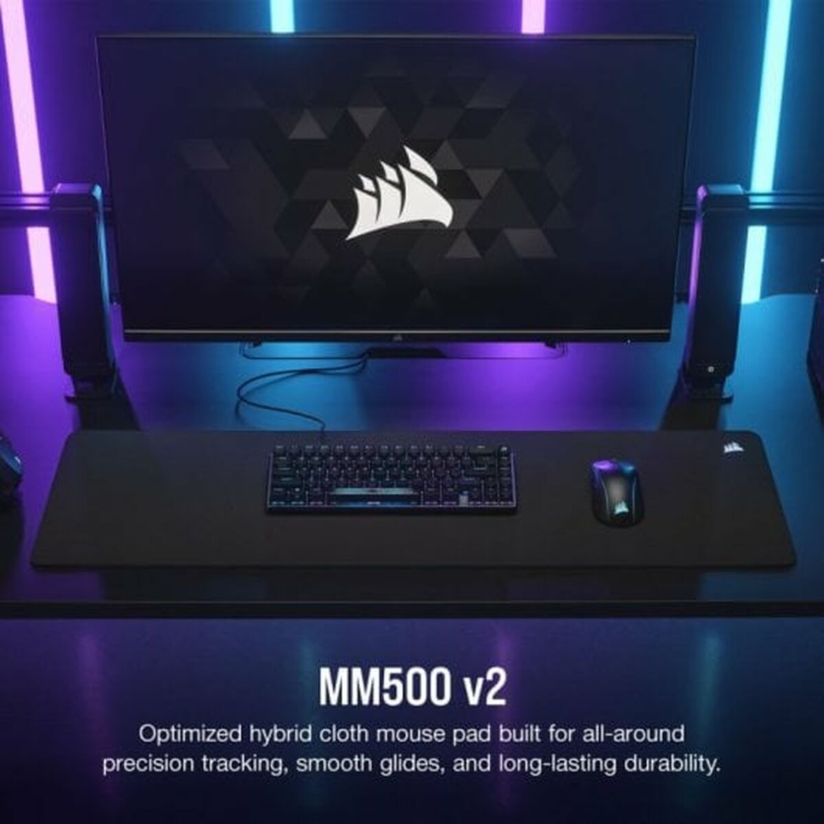 Mousepad Gaming Corsair MM500 v2 93 x 30 cm