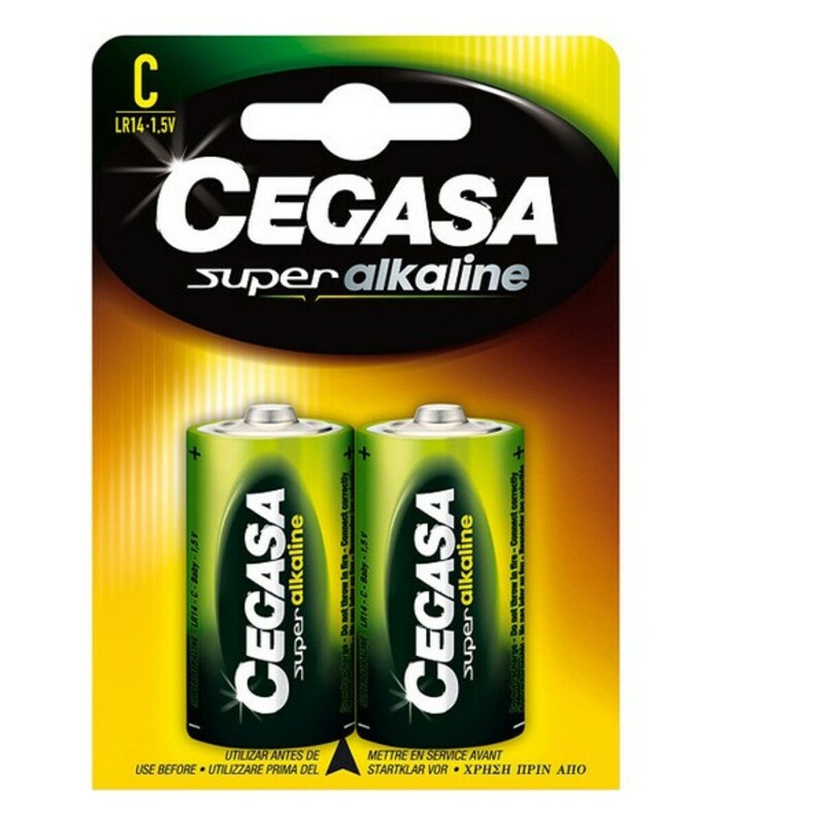 Αλκαλικές Μπαταρίες Cegasa B.LR14 C 1,5V (2 uds)