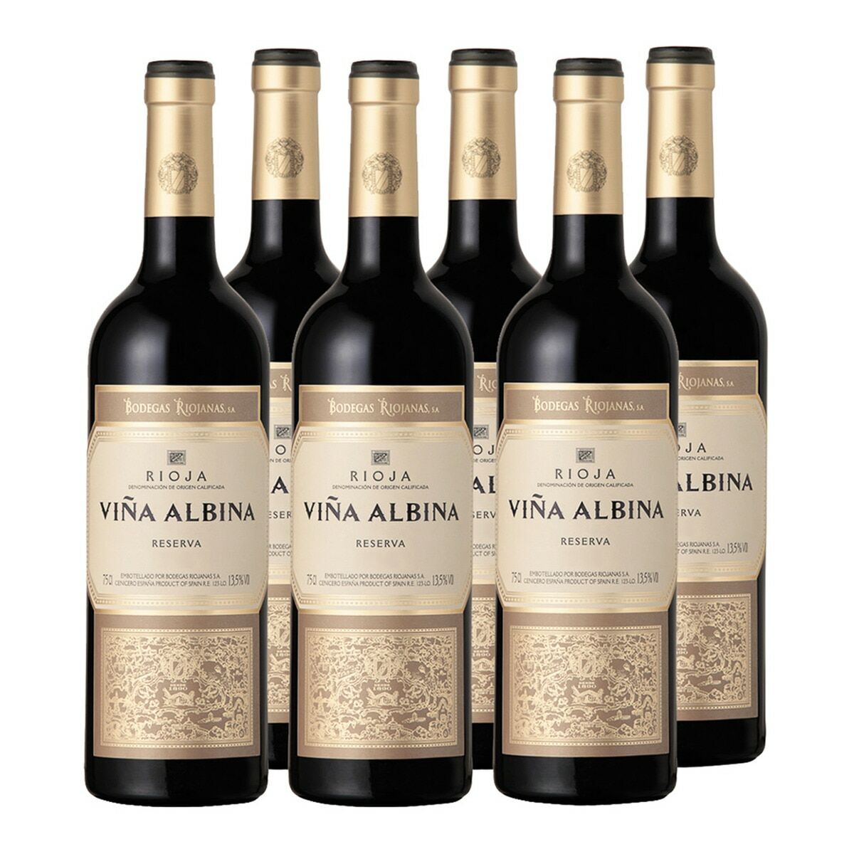 Eρυθρό ρασί Bodegas Riojanas Viña Albina Reserva x6