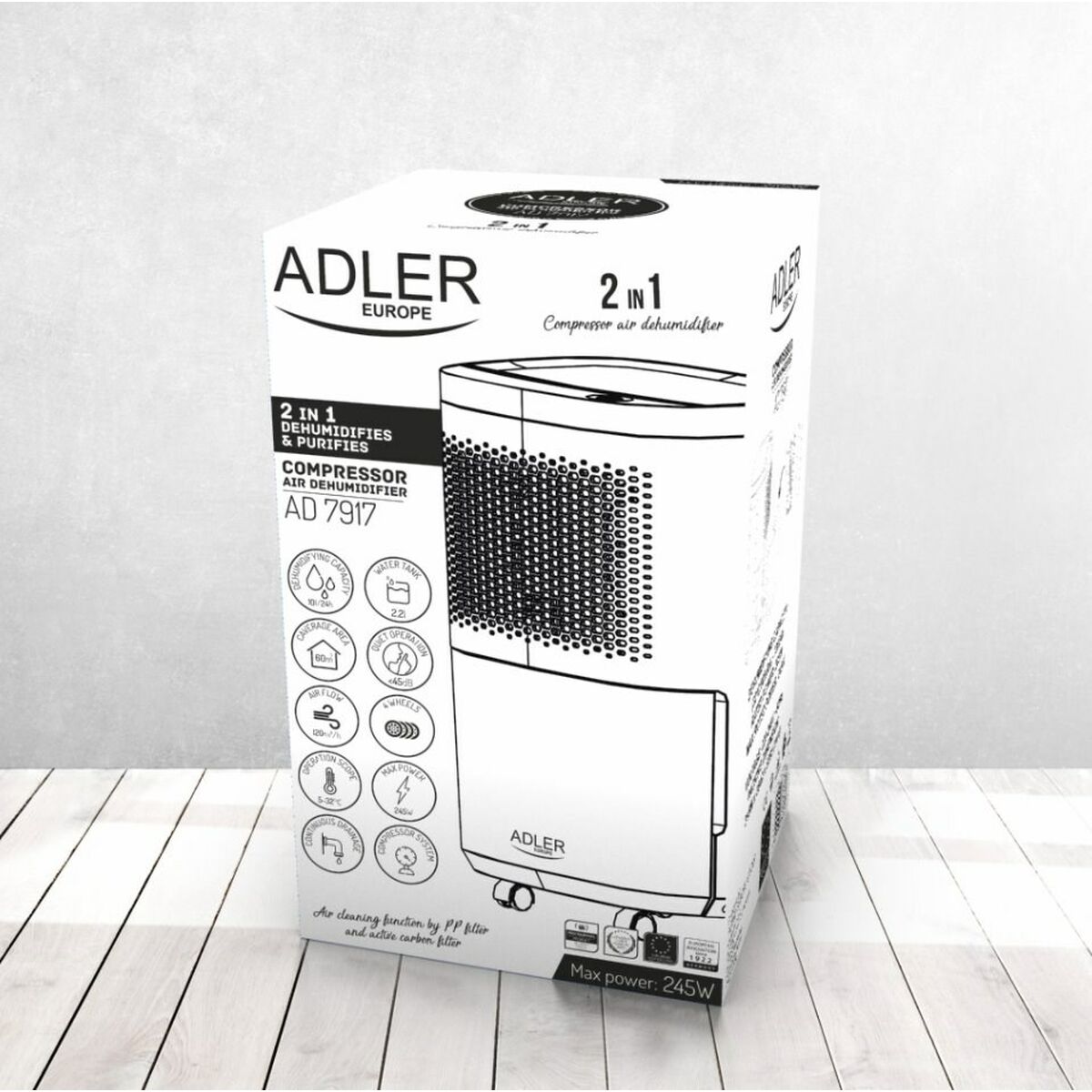 Αφυγραντήρας Adler AD 7917 200 W 2,2 L